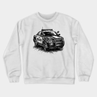 Police Car Crewneck Sweatshirt